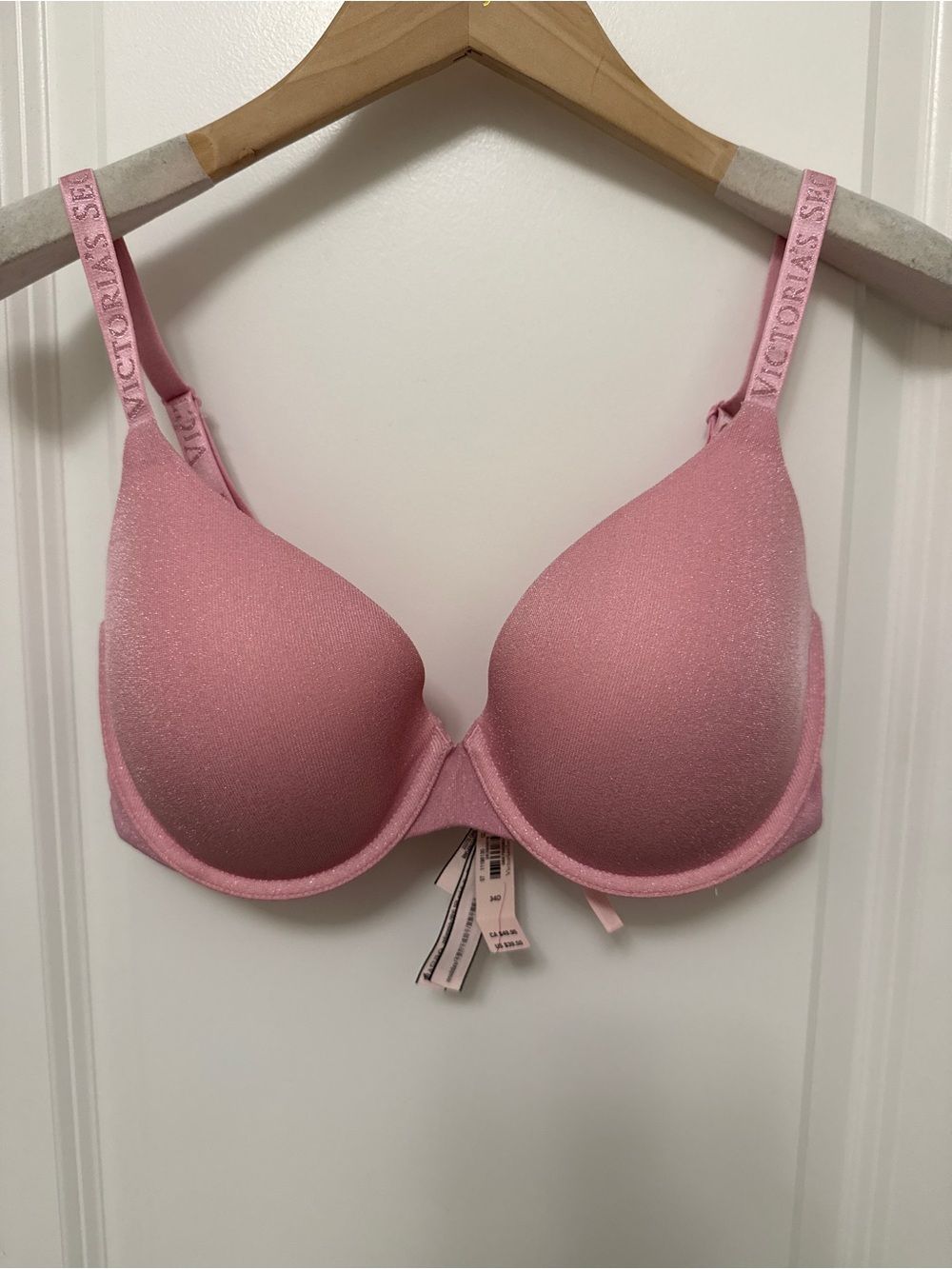 Victoria's Secret Pink Shimmery Lightly Lined Bra